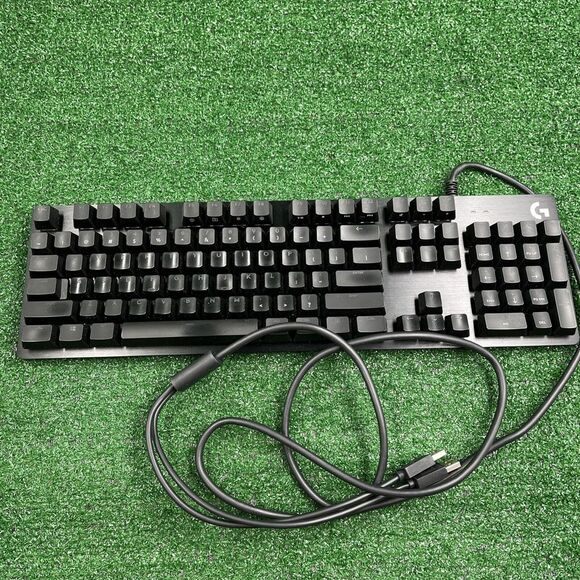 Logitech G512 Carbon RGB Keyboard Tactile Tested Works - Picture 2 of 10